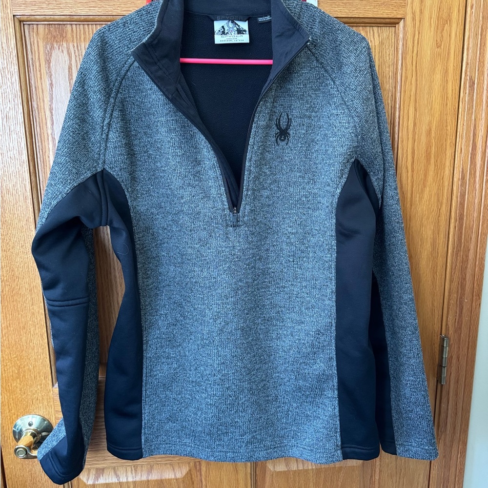 Spyder Black Fleece Pullover